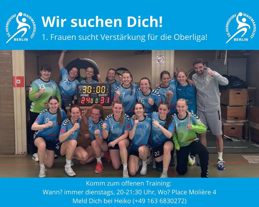 Foto vom Instapost zu Wir suchen DICH!
