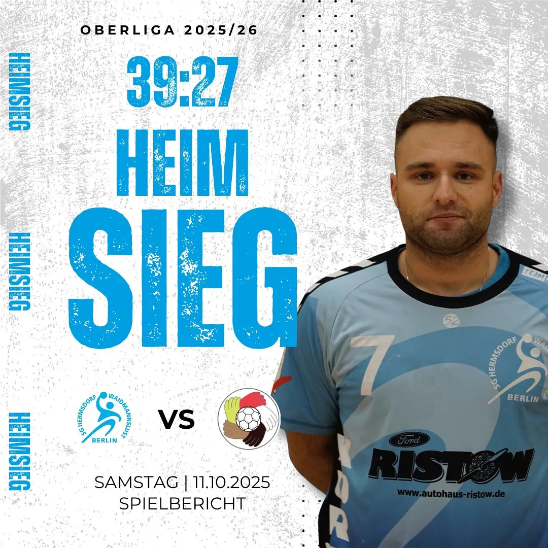 Foto 1 zum Beitrag Spielbericht: 1. Männer – Hbfr. Pankow (39:27)