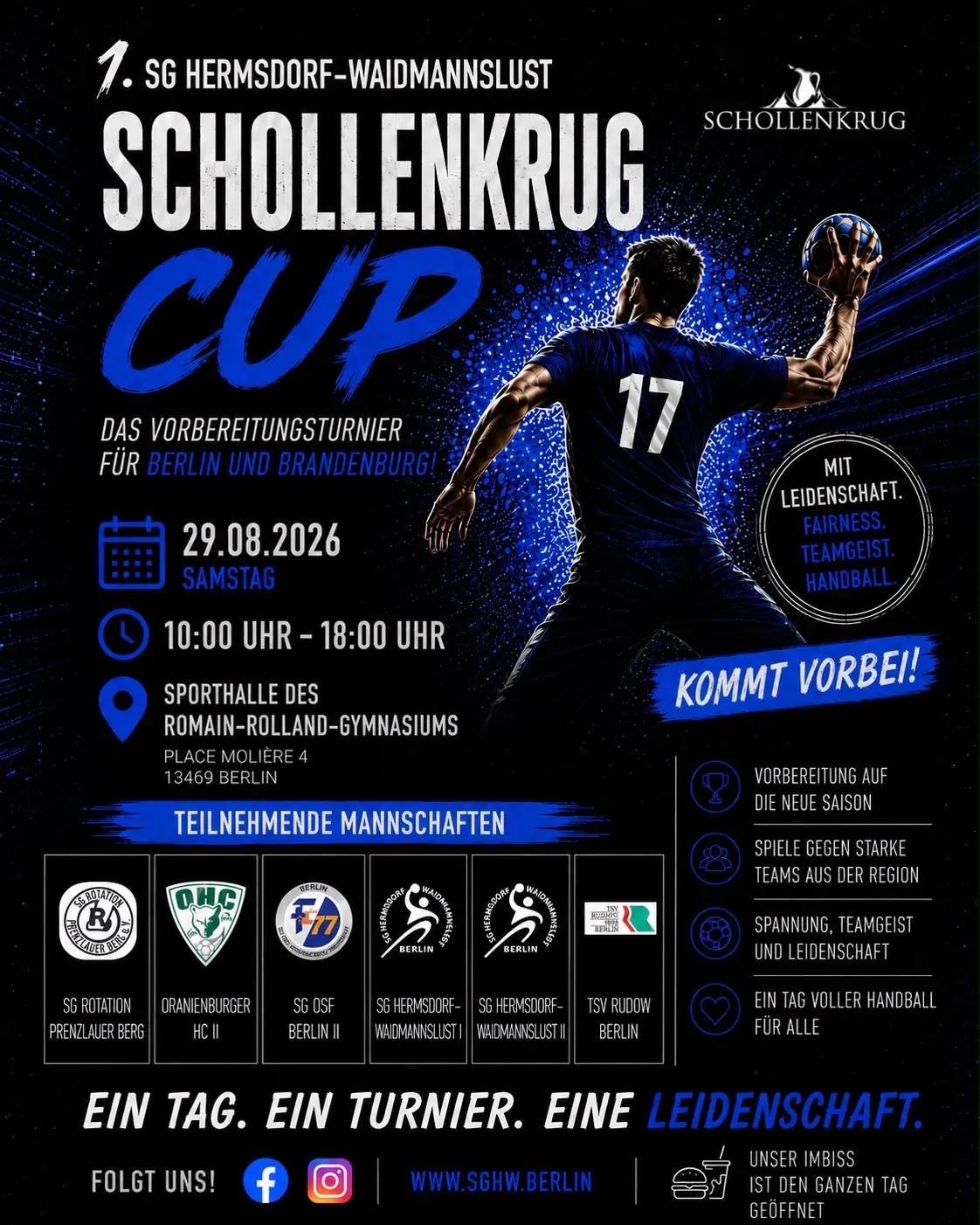 Foto 1 zum Beitrag 🏆 1. SCHOLLENKRUG CUP 2026 🤾‍♂️💙