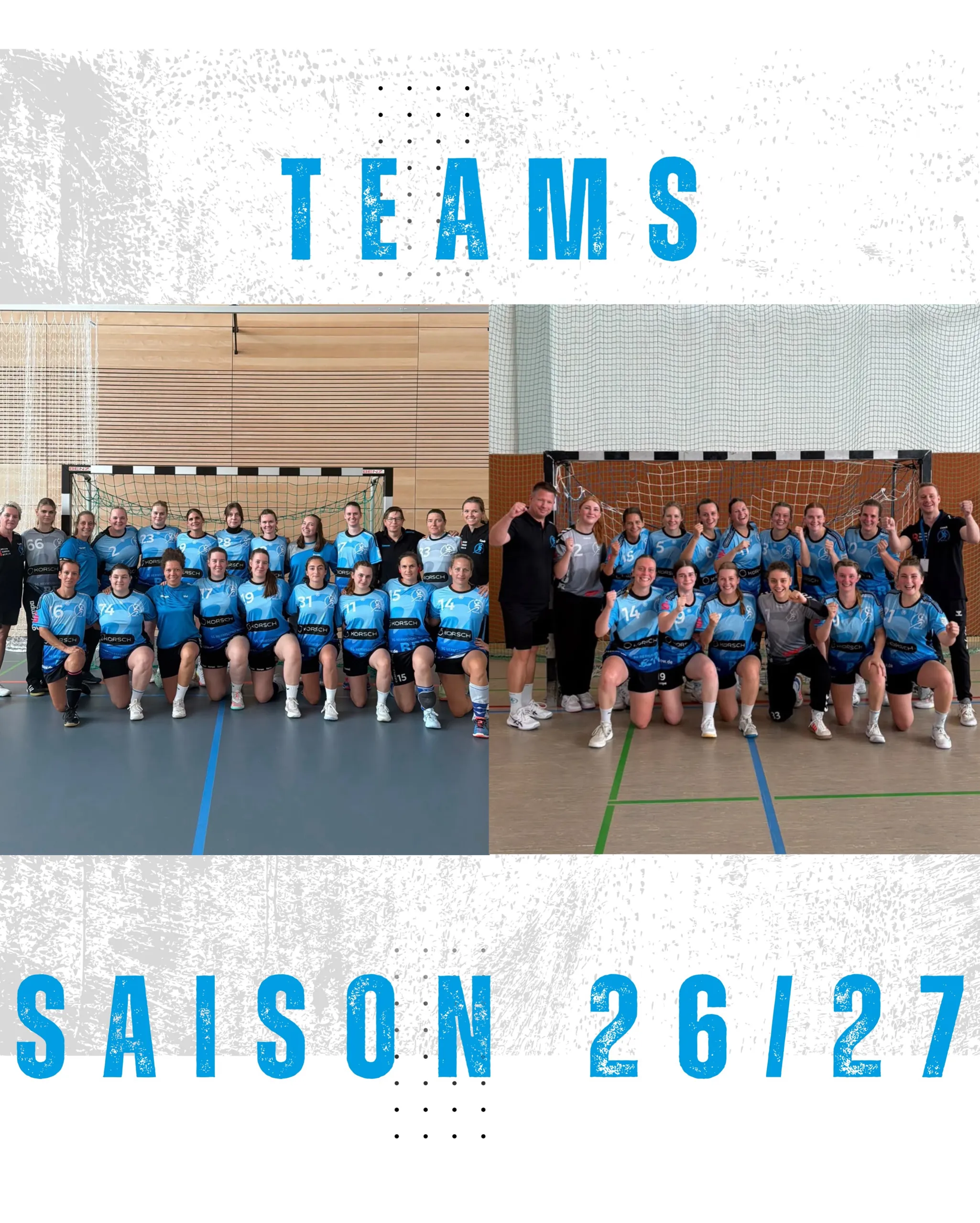 Foto 1 zum Beitrag Unsere Frauen-Teams für die Saison 26/27 💙🤍