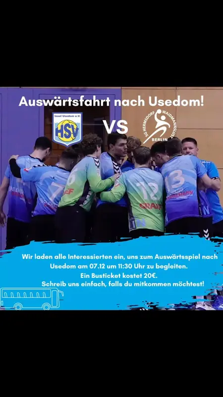 Vorschaubild: Wir treten am Samstag, den 07.12.2024 um 18:00 Uhr zu unserem Auswärtsspiel gegen den 3. Liga-Abstei