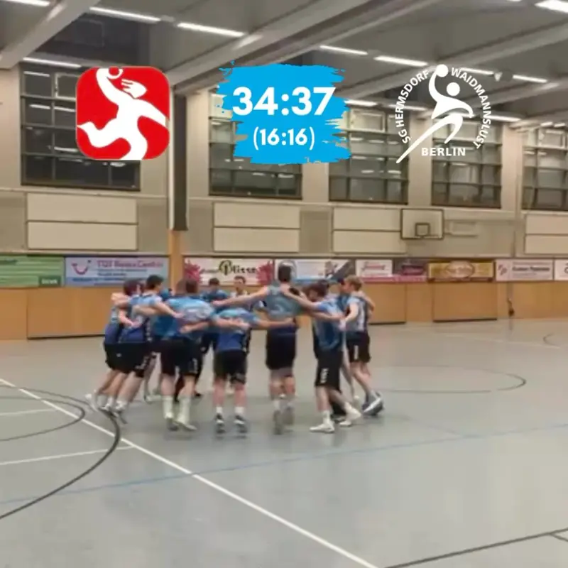 Vorschaubild: Derbysieg! 34:37 beim @handballrudow