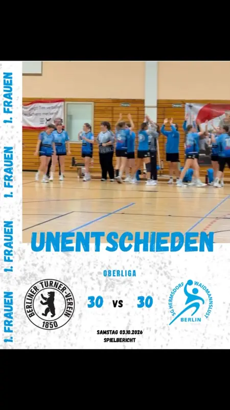 Vorschaubild: 30:30 – Punkteteilung nach ausgeglichenem Spiel