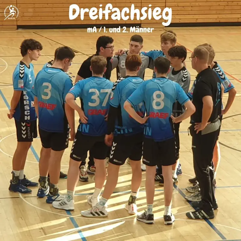 Vorschaubild: Triple-Sieg im männlichen Bereich
