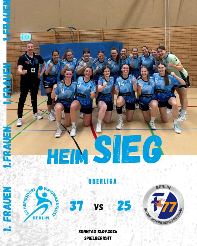 Vorschaubild: 2. Sieg im ersten Heimspiel 💪
