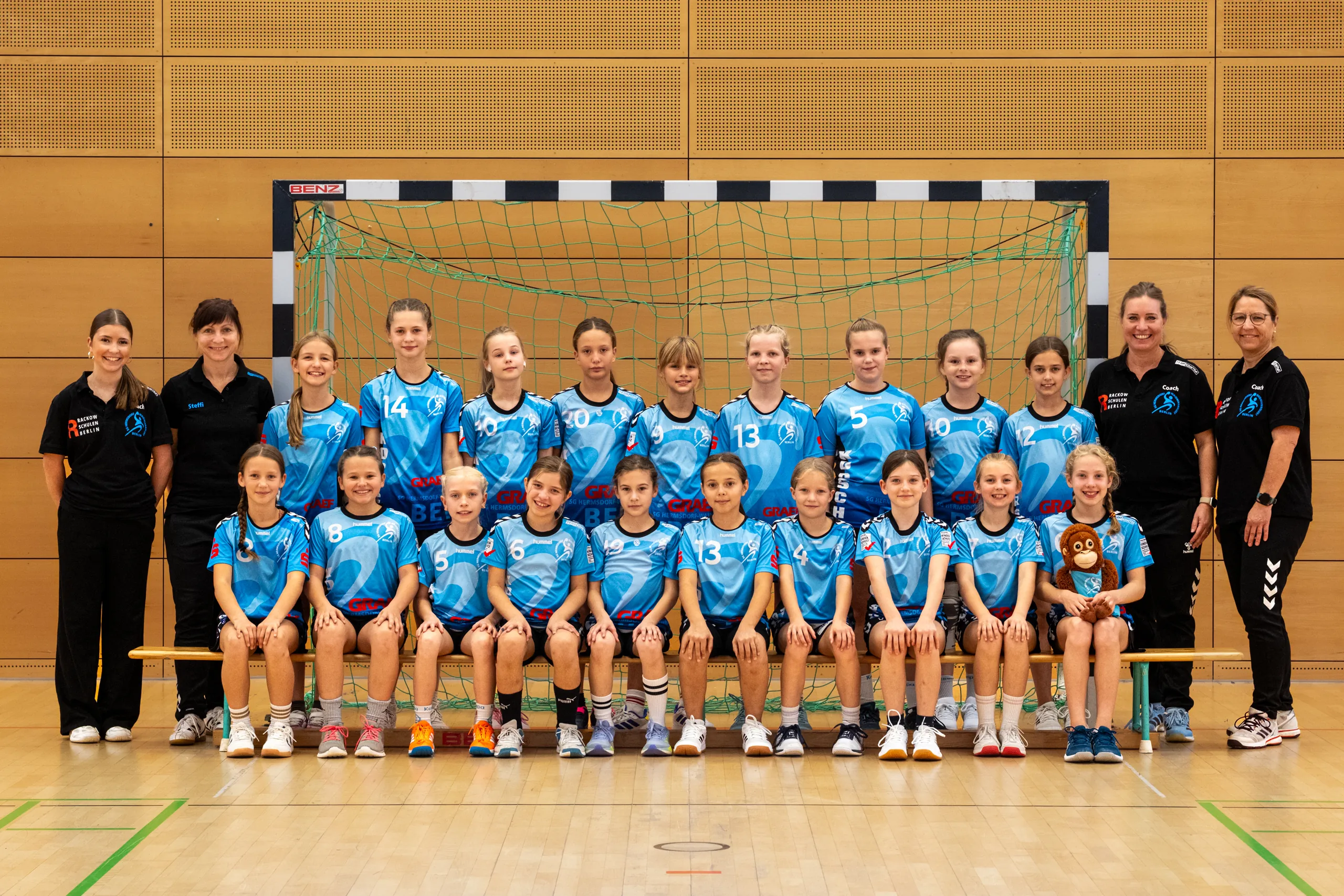 Teamfoto der weibliche E1