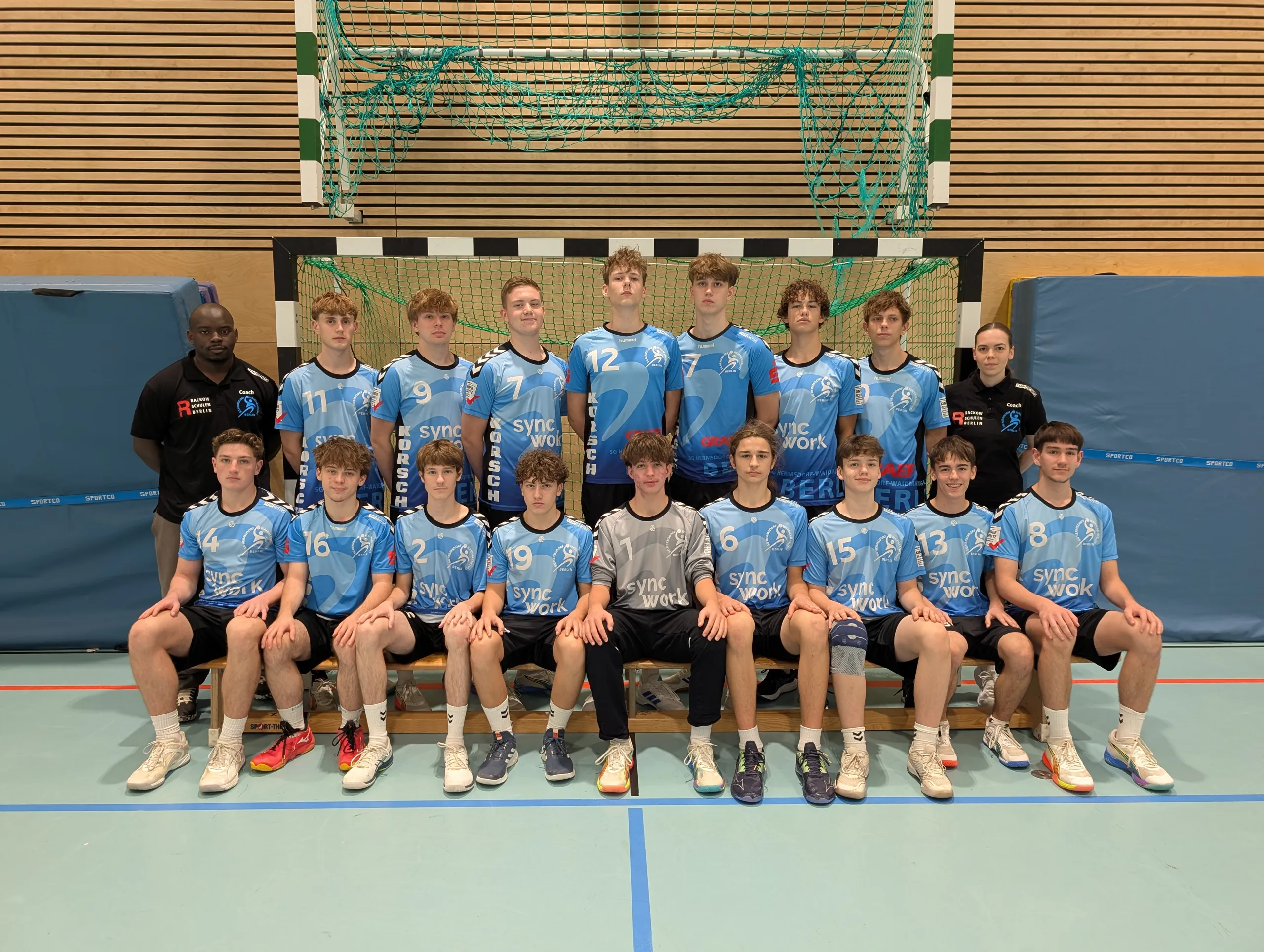 Teamfoto der männliche B