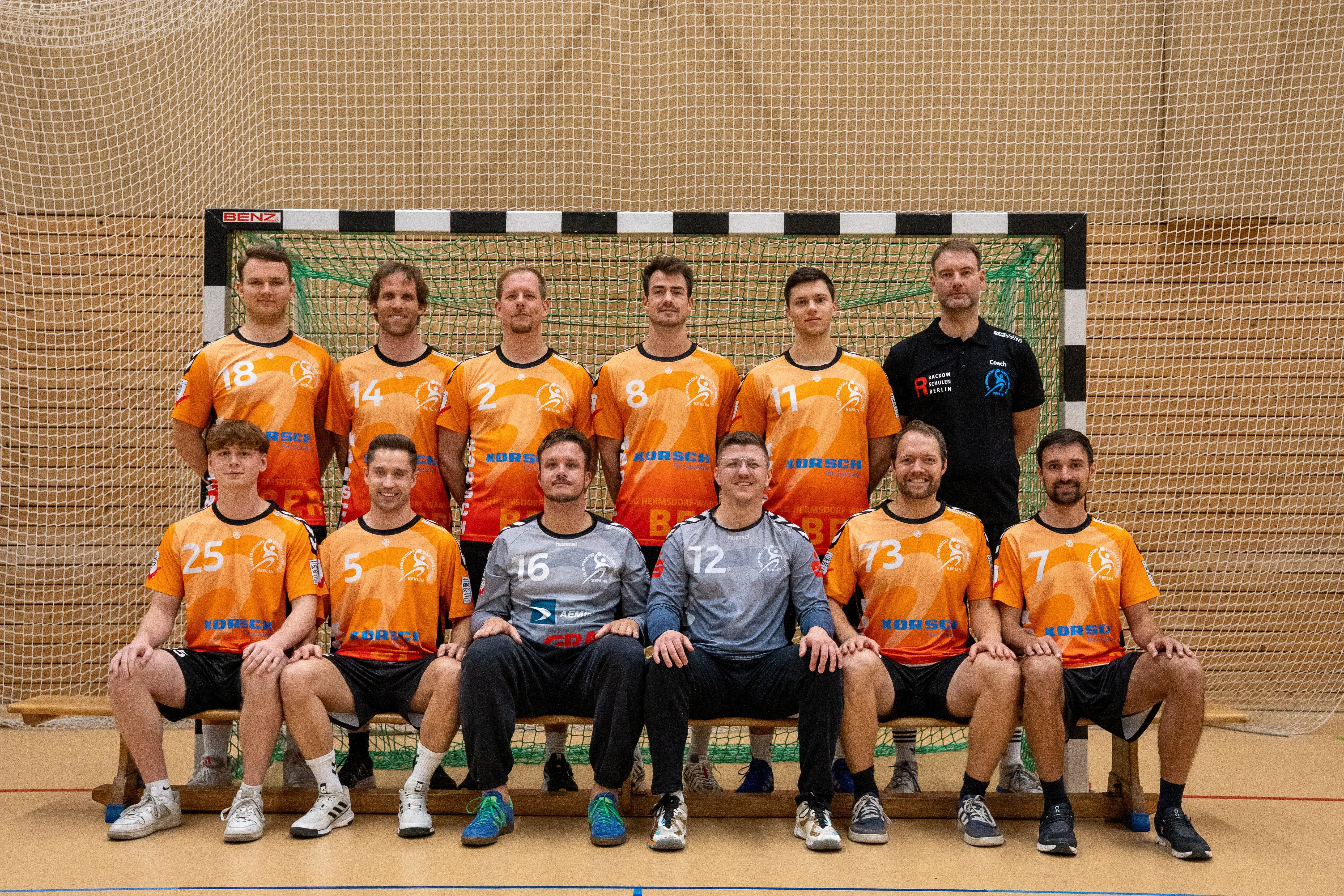 Teamfoto der Männer III