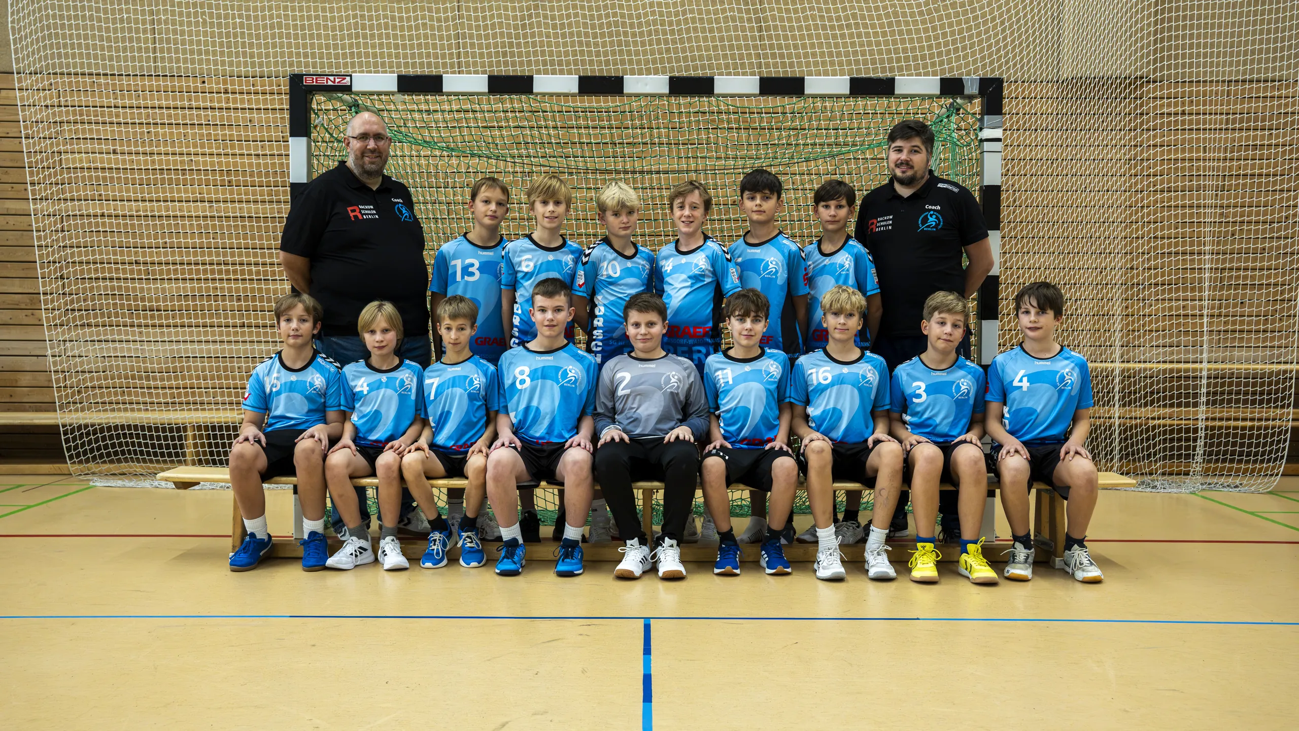 Teamfoto der männliche D3